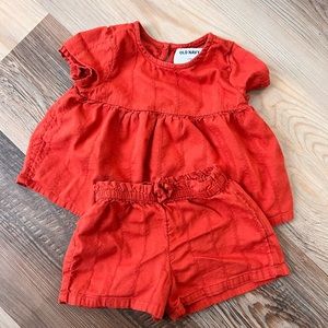 Old Navy Matching Set 12-18 months